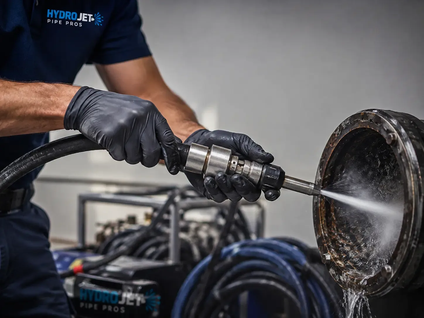 Hydro Jet Pipe Descaling in Nevada